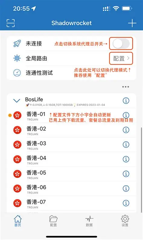 shadowrocket小火箭配置
