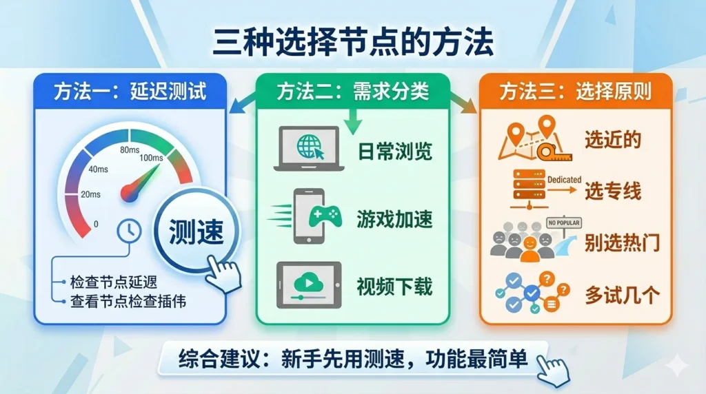 Clash 节点选择方法